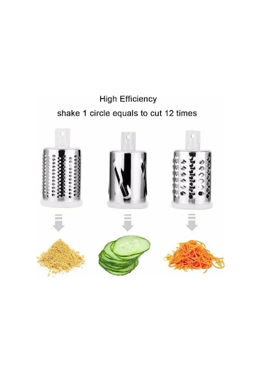 Hombey Mutfak Çok İşlevli Elle Döndürülür Kıyma/slice/kasap Makinesi Patates Peynir Kesici Mavi Taşınabilir Elektriksiz Mavi