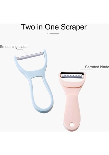 Ulzyvf Meyve Sebze Soyucu Planya - Renkli Patates Havuç Soyma Aleti Mutfak Gereçleri Çok Renkli