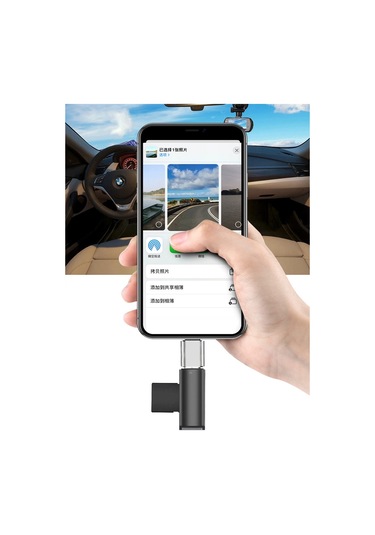 Lightning Usb Otg Adaptör - Usb + Type-c - Gümüş Um35856-7 Yurt Dışından