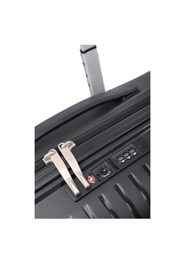 Pierre Cardin Büyük Boy %100 Polipropilen Valiz Siyah 04pc7060 Siyah