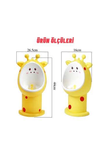 Dekohop Erkek Çocuk Pisuvar  Sarı