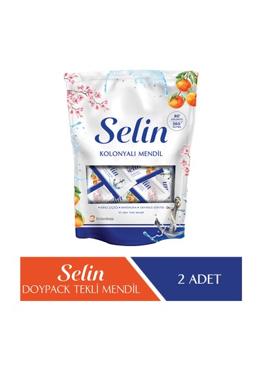 Selin Kolonyalı Mendil - 90 Adet