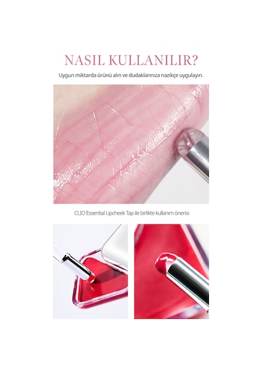 Silikon Uçlu Ruj Fırçası Clıo Baby Taptap Lip Brush