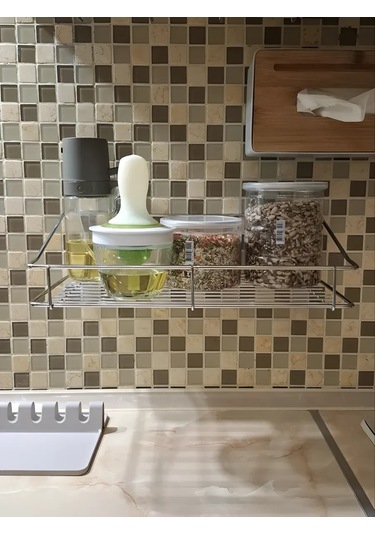 Potato Banyo Ve Mutfak İçin Cırt Cırtlı Raf 233155194 Krom