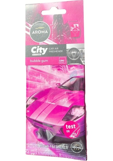 Asılı Karton Araç Kokusu Bubble Gam