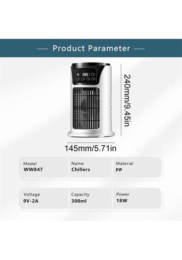 Jialan Klima Fanı, Taşınabilir Klima Fanı Yatak Odası İçin