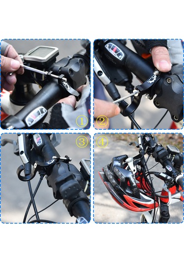 Jeemson Alüminyum Bisiklet Ve Scooter Hooku - 25kg Yük Taşıma Kapasitesi, 90 Derece Döner, Kolay Kurulum - Siyah