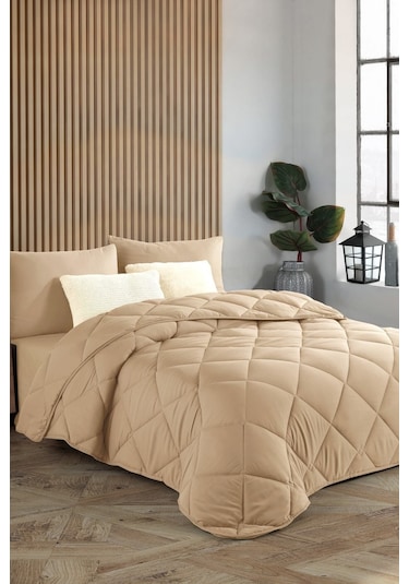 Formeya Bej Soft Slikon Yorgan Tek Kişilik 155 215