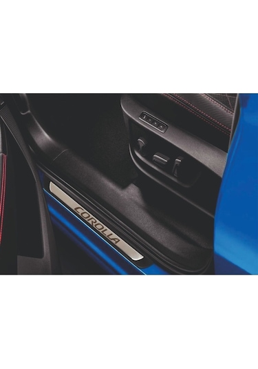 Toyota Corolla 2019 Modeller Old Krom Kapı Eşiği 4 Parça Paslanmaz Çelik