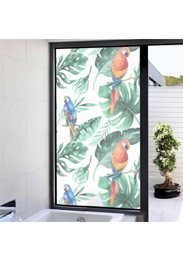 Suntek Tropikal Stil Lekeli Cam Filmi Gizlilik Buzlu Etiket 3.