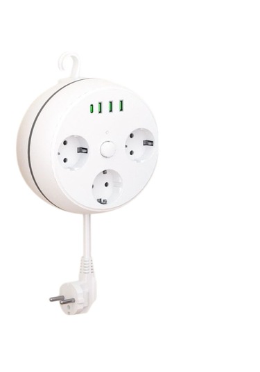 Vea Ve-26583 3'lü 1.5 Metre Kablolu 3 Usb + Type-c Girişli Akım K