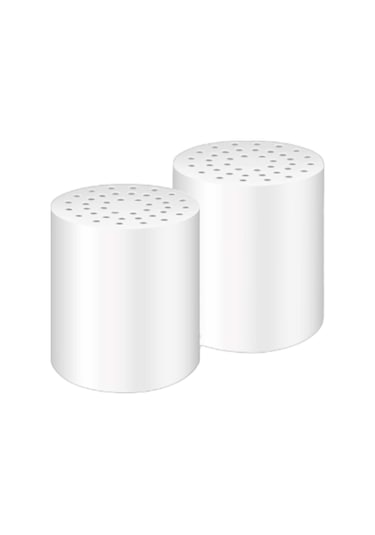 Dofolink 2'li Paket Beyaz Duş Su Filtresi Elemanı - 20 Aşamalı Kdf 55 + Aktif Karbon İle Klor, Ağır Metal Ve Tatları Filtreleyen Sağlıklı Su Sistemi Diğer