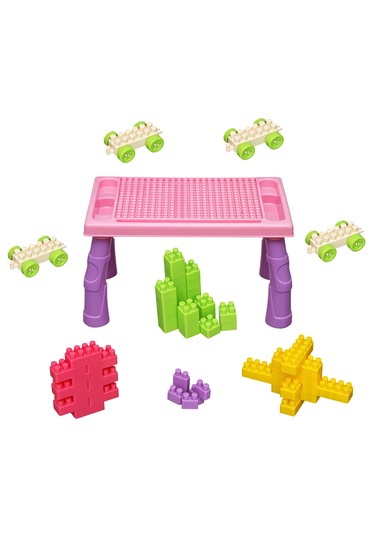 Zeytoys Oyuncak İnşa Blokları Erkek Seti Pembe