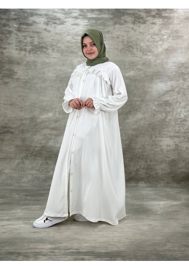 Kız Çocuk Beyaz Ferace Beyaz