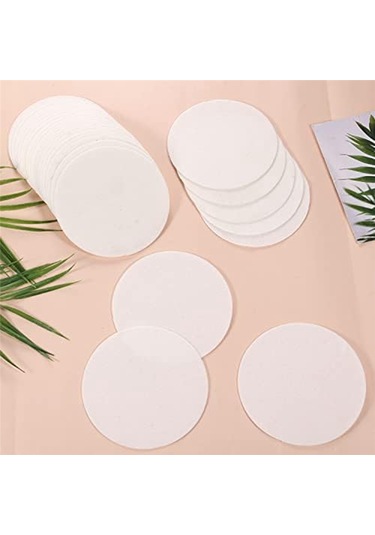 Kendin Yap Cam Füzyon El Sanatları İçin 100 Adet Mikrodalgaya Uygun Yuvarlak Kağıt