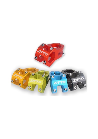 Vkemall Mountain Bike Kısa Gövde 31.8mm 45mm Uzunluklu Alüminyum Vitesli Gövde Sokağa Dayanıklı Şok Emici Siyah