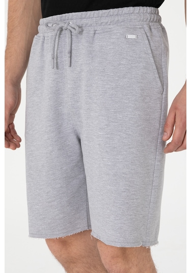 U.s. Polo Assn. Erkek Gri Melanj Şort Örme 50307289-vr086 GRI MELANJ