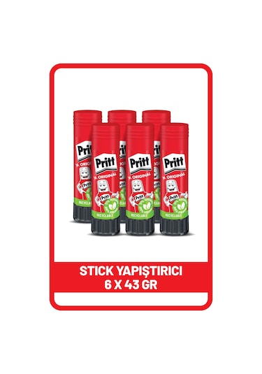 Pritt Stick 43 gr 6'lı Yapıştırıcı
