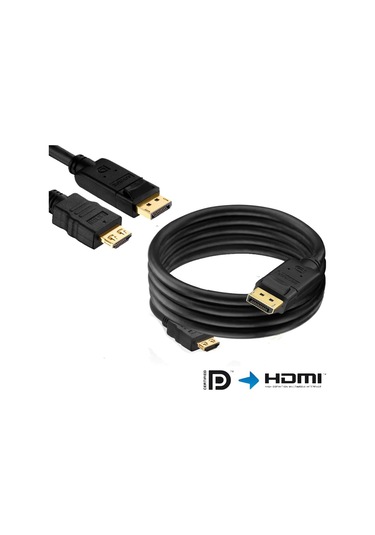 Displayport To Hdmi Kablo - Ses Görüntü Çevirici Kablo
