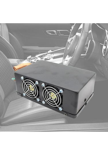 Suntek Kamyon Rv lar Suv 24 V Kış İçin Uzay Isıtıcı Buz Çözücü Siyah