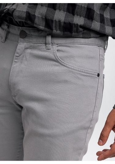Back And Bond Normal Bel Normal Paça Slim Fit Gri Erkek Pantolon B33w32004 Gri