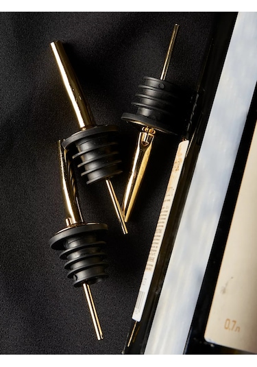 Maks Wıne Yağ Ve Şarap İçin Şişe Dolumu Seti 169177468 Altın Rengi