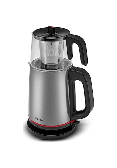 Homend Royaltea 1750H Cam Demlikli Çay Makinesi