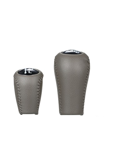 Ranyeek Toyota 4 Runner Hilux Land Cruiser Prado İçin Deri Vites Kolu Kolu, 5 Vitesli Konforlu Tutuş, Kolay Kurulum, Dayanıklı Gri Vites Kolu Gri