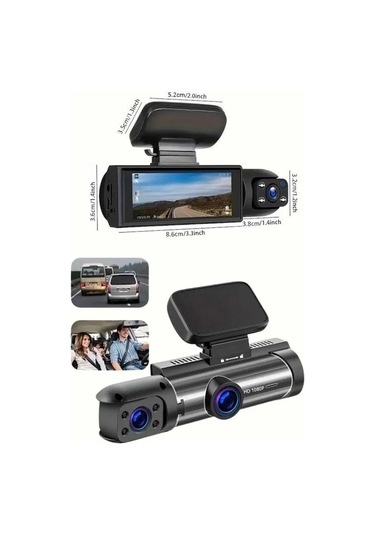 Çift Kameralı Araç Kamerası Ön Ve Arka Kameralı