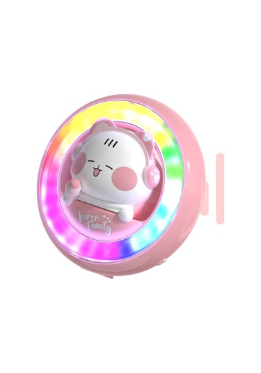 Araba Desorasyonu Renkli Pikap Ritimışık Sleme Pembe Diğer