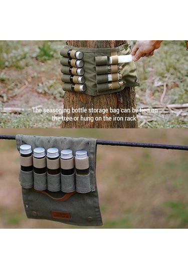 Mufunye Outdoor Bahar Şişesi Depolama Çantası, Kamp Ve Yürüyüş İçin Çok Renkli