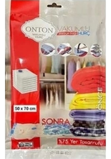 Onton Vakum Poşeti 50x70 Çok Renkli