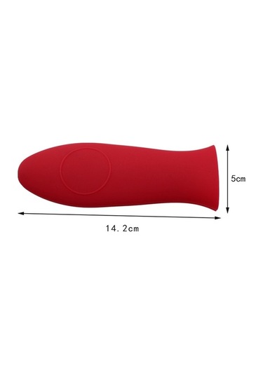 Fastbuy Silikon Tencere Altlığı Isı Korumalı Demir Tava Sapı Kızartma Tavası Süpürgesi