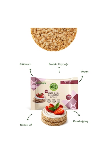 Karabuğday Patlağı Karma 10 Paket Glütensiz & Vegan