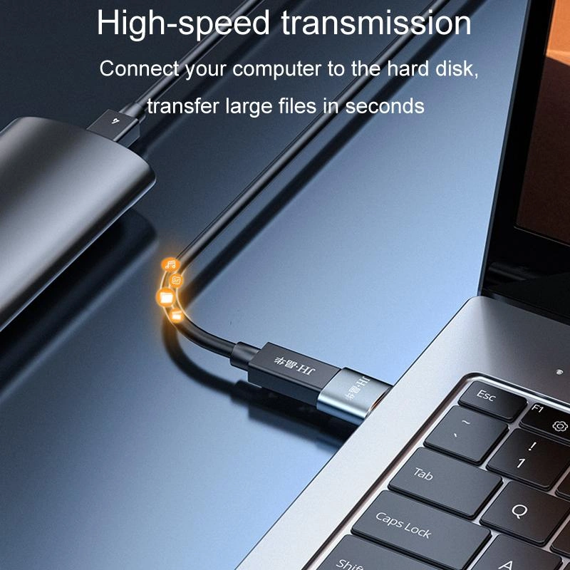 Sones Jınghua S505 Alaşımlı Kılıf Cep Telefonundan Bilgisayara Usb2.0 Adaptörü Usb Erkek - Type-c