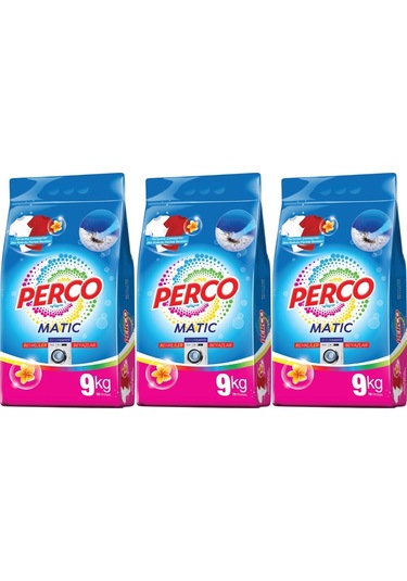 Perco Matik Toz Çamaşır Deterjanı 27kg Karma Tüm Çamaşırlar