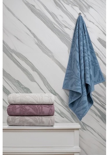 Toyigoo Toyigoo Altınbaşak Jakarlı 4 Lü 50x90 El Havlusu Milena Renkli