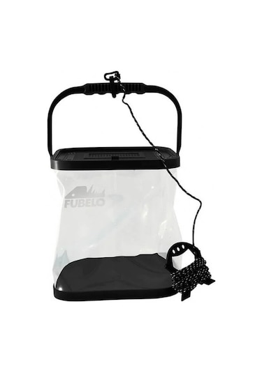 Fubelo Blor Katlanır Siyah Balıkçı Kovası