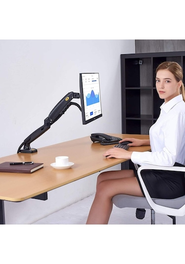 Nb North Bayou F80 17"-30" Amortisörlü 2Xusb Monitör Tutucu Stand