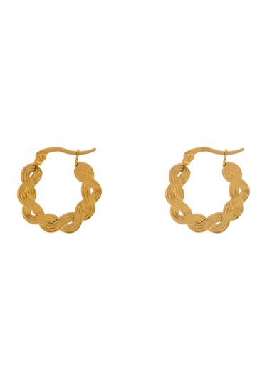 Çelik Küpe Altın Kaplama Kadın Unk-809 Altın