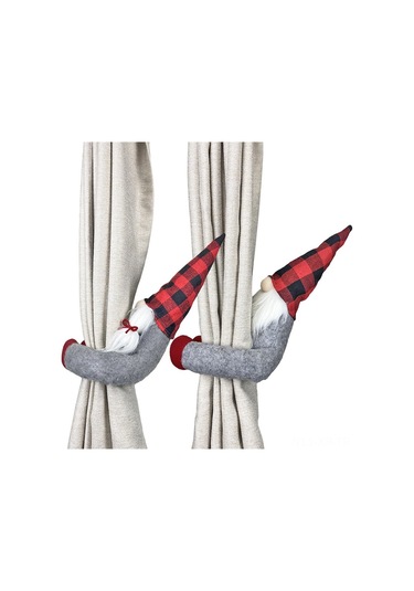 Xiyyadms Noel Dekorasyonu Perde Kilitçigi - Kartoon Figürlü Plüsh Kilit A Modeli Xd21007