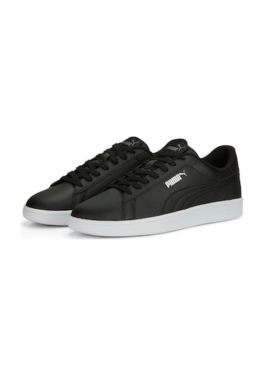 Puma Smash 3.0 L Black- Black-p Erkek Günlük Ayakkabı Siyah 39098702 001 Siyah