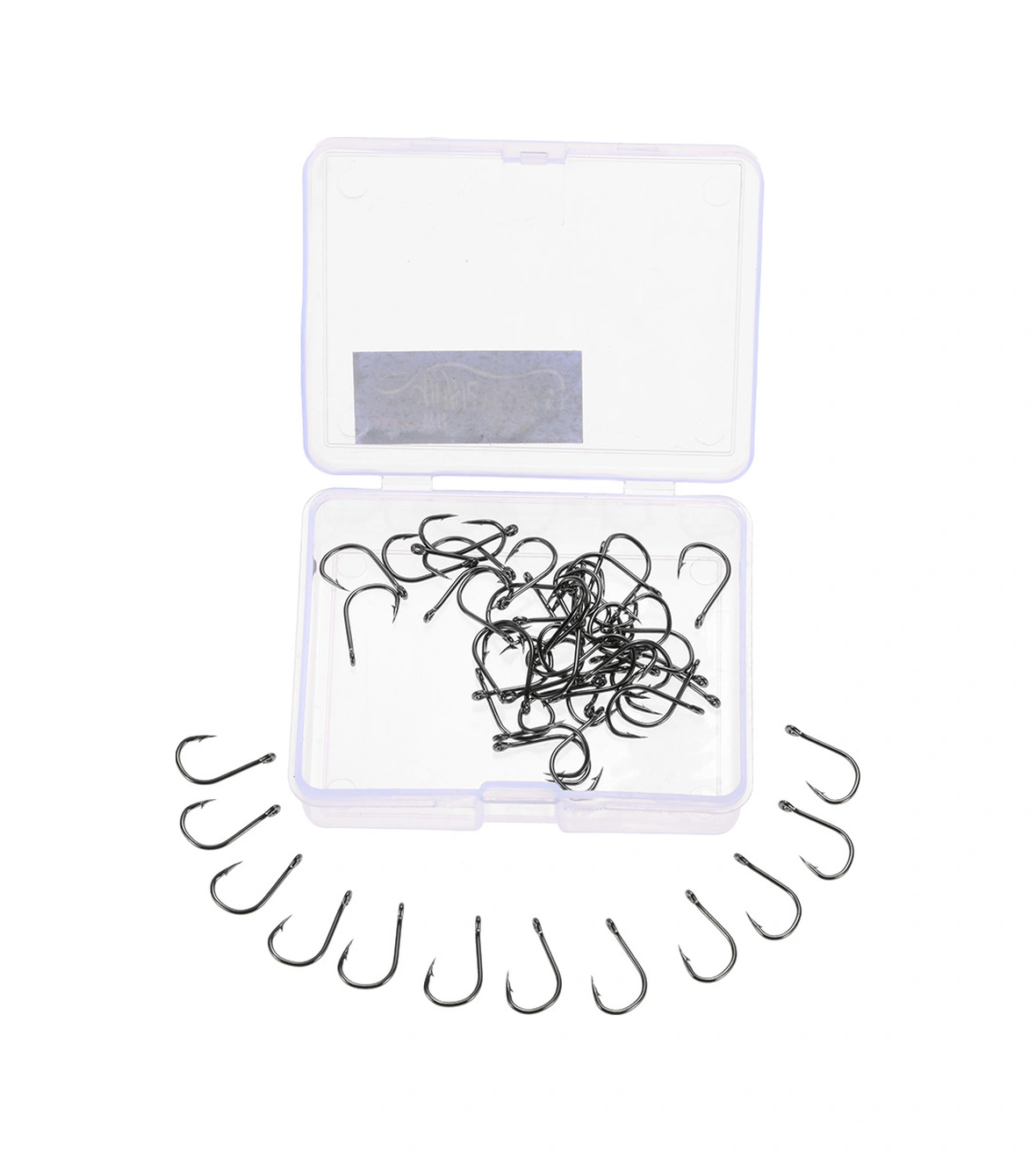 Dianziye Karbon Çelik Ise Ni Okuçaklı Olta İğnesi, 40 Adet Kutulu, Dayanıklı Ve Güçlü, 6 Numara