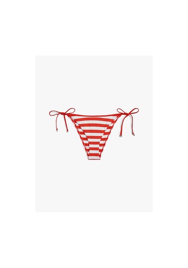 Tommy Hilfiger Kadın V String Side Bikini Altı-13128 Kırmızı