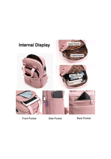 Kadın Sırt Çantası, Dizüstü Bilgisayar Çantası, Okul Sırt Yeşil