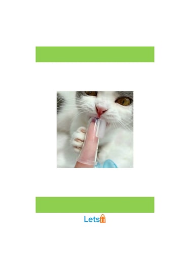 Yumuşak Silikon Kedi Köpek Diş Temizleme Parmağı Fırçası