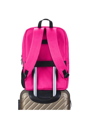 Classone 15,60'' Uyumlu W306 Mila Serisi Lenovo,hp,asus,monster,macbook,macair Uyumlu Laptop,notebook Sırt Çantası-pembe