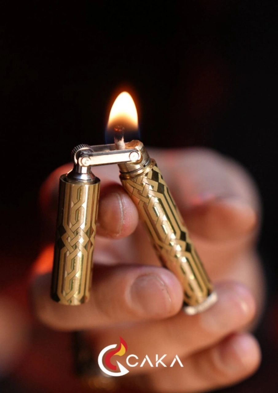 Caka Lighter Catena Gold Çakmak Gold