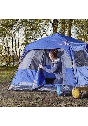 Where Tomorrow Fenstern Otomatik Çadır-mavi Mavi