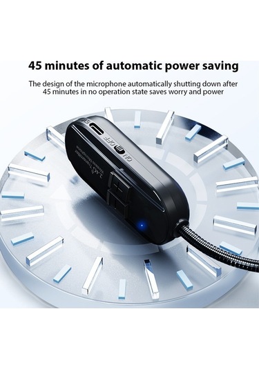 Artfulabode Profesyonel 2'li Kablosuz Mikrofon Seti - 50m Menzilli Kulaklık & El Mikrofonu